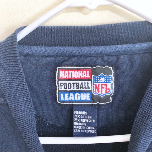 Vintage Buffalo Bills Embroidered Sweatshirt Sz M - Picture 5 of 5